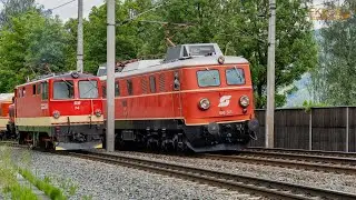 EBFL SDZ mit &Ouml;BB 1110.505 & 1020.18 sowie SLB Vs 74 (ex &Ouml;BB 2095.08) bei Tischlerh&auml;usl (Pinzgaubahn)