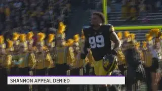 Noah Shannon's appeal denied following gambling suspension