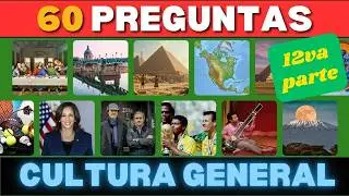 &iquest;Cu&aacute;nto SABES de verdad? 🧠 60 Preguntas de Cultura General 🔥 &iexcl;Comenta y Dale Like!