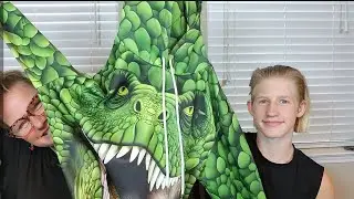 Review of Super Cool 3D Dinosaur Hoodie!