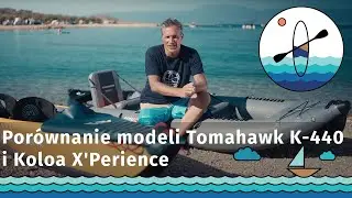 [WIOSLUJCIE.PL] Por&oacute;wnanie modeli Aqua Marina Tomahawk 440 i Aquadesign Koloa X'Perience