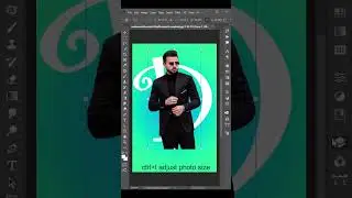 letter portrait text effect #photoshop#shorts
