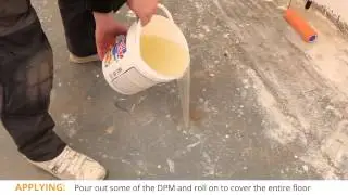 How to lay a Liquid based Damp Proof Membrane