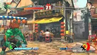 Let's Play Street Fighter IV 01 - Blanka run (Part 1)