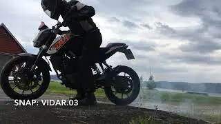 Ktm duke 125 burnout (3th gear)