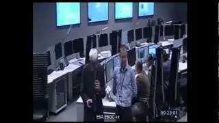 Planck satellite control room: videolink