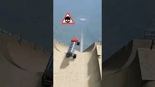 MONSTER TRUCK VS MEGA RAMP 🔥 Car Stunts Crashing Game Simulator Trucks and Vehicles Extreme Jumping