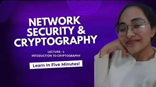 Lecture-1 Introduction to Cryptography