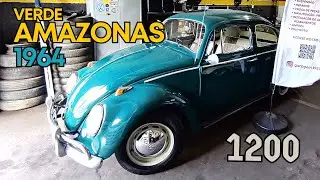 Mais um Projeto conclu&iacute;do! Fusca 1964 Verde Amazonas 1200.