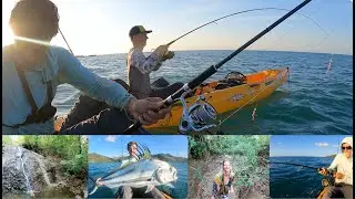 Balade dans la jungle, cascade et p&ecirc;che des gros poissons coqs au Panama!