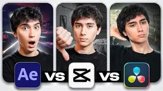 Какая Программа Для Монтажа Лучше? Сравниваем Монтаж в CapCut VS After Effects VS DaVinci