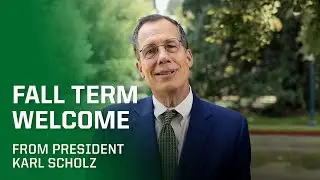 Welcome to Fall Term