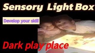 Play sensory light box.  #spokenenglish #learnenglish #meghmaya @maisunsworld@10msmain