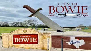 World&rsquo;s Largest Bowie Knife - Bowie, Texas