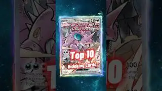 Top 10 EXPENSIVE Nidoking Pokemon Cards 👑 #shorts #top10 #pokemon #nidoking #destinedrivals