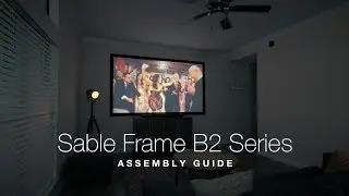 ✅ Elite Screens Sable Frame B2 Assembly Video
