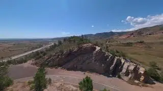#4k #Redrocks Amphitheater (in the back) on Dakota Ridge #fpv #cinematic #denver