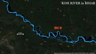 Dynamic Koshi river course