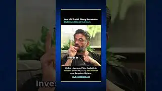 Actor Sunil Shetty know that open plots are best asset for future compare to other assets.