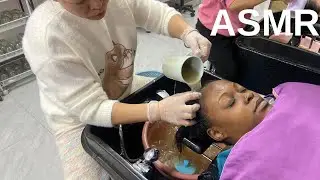 Asmr: Black Girl Gets Hair Done In China For the first time 🤔😔