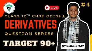 Derivatives MCQ | Target 90+ Maths Class 12 CHSE Odisha | MatSciOdia