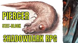 BUILDING SHADOWDARK PIERCER MONSTER STAT-BLOCK 🔴#4k LIVE