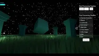 threejs Post Processing Shader Editor
