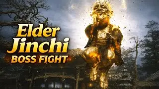 🔥 Black Myth: Wukong – Elder Jinchi Boss Fight (8th Boss) 🔥-Ancient Guanyin Temple - Grand Chamber