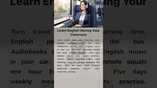 Learn English During Your Commute | English Reading and Listening Practice #englishforbeginners
