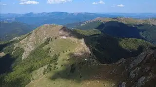 4K Mountain Drone Video, Eho Hut in Balkan Mountains in Bulgaria- Wild Nature Panorama Landscape #1