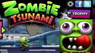 Zombie Tsunami Run - [Online and Offline Temple Run like Games] Android/iOS gameplay
