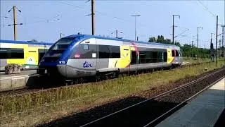 Treni alla stazione di Forbach. Trains à la gare de Forbach.