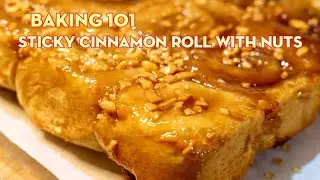 Sticky Cinnamon Roll Recipe (Baking 101) Easy Cinnamon Bread Recipe
