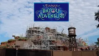 Tiana&rsquo;s Bayou Adventure Construction UPDATE JULY 2023 Replacing Splash Mountain | Magic Kingdom #4k
