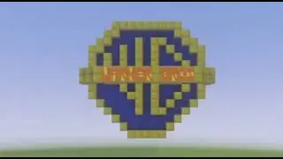 Warner bros. Pictures logo in Minecraft