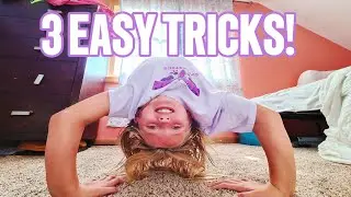 3 SUPER EASY GYMNASTICS TRICKS! 