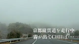 【DRIVE】京都縦貫道に霧？🚗霧をみたことないCHIIは？