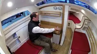 Интерьер яхты BayCruiser 26 от Swallow Yachts.