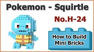 How to Build Mini Blocks Pokemon Squirtle H-24 Review Instructions Specifications