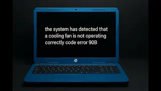 cooling fan not operating correctly 90B خطأ المروحة