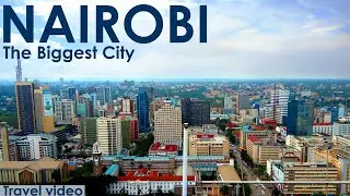 Driving In Nairobi - Traffic jam - Tall Buildings In KENYA