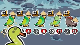 Super Auto Pets but we can only use PARROT CHAINS