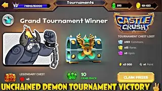 Unchained Demon Grand Tournament Victory✌- Skeleton and Spectre Deck Strategy🔥 || Castle Crush
