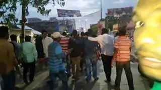 Nellore Jr.Ntr fans janatha garage  audio function 2016(Mainroad in Nawapet  in Nellore)