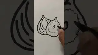 Fig drawing #brushpendrawing #drawing #art #fig