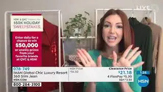 IMAN Global Chic Luxury Resort 360 Slim Skinny Jean  Fas...