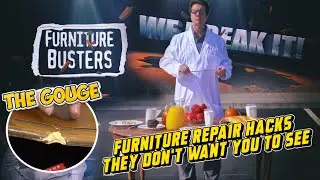 Furniture Busters - Gouge Repair using Mohawk Touch-Up Products