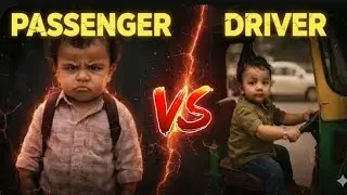 Passenger vs. Driver Non-Stop Funny Talk|😂🛺  #SAI AI EDITS #SAI/AI/EDITS 