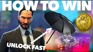 How to WIN in the Wick's Bounty LTM in Fortnite Season 9 | How to Unlock the One Shot Umbrella FAST