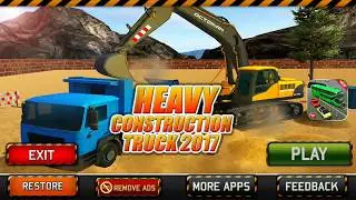 Car Games 2018 | Heavy Excavator Crane Builder Sand Digger Truck 3D | Fun Kids Games
